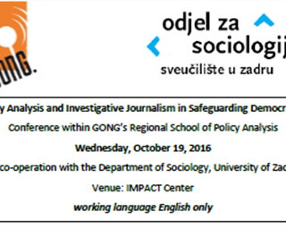 Međunarodna znanstveno-stručna konferencija "Policy Analysis and Investigative Journalism in Safeguarding Democracies"