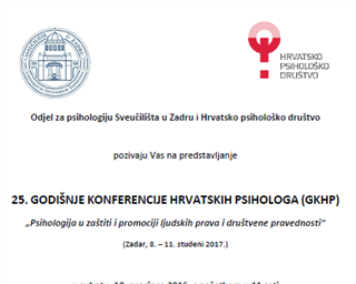 Predstavljanje 25. godišnje konferencije hrvatskih psihologa (GKHP)