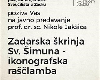 Javno predavanje prof. dr. sc. Nikole Jakšića 