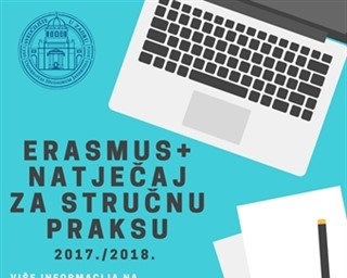 Produljen Natječaj za studentsku mobilnost u svrhu Erasmus+ stručne prakse - 25.05.2017.