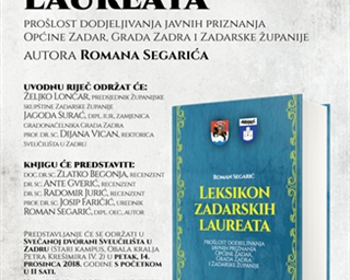 Poziv na predstavljanje knjige „Leksikon zadarskih laureata“
