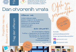 Poziv na Dan otvorenih vrata Odjela za germanistiku