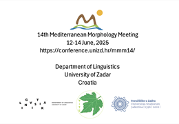 Međunarodni znanstveni skup "Mediterranean Morphology Meeting/Mediteranski morfološki susret"