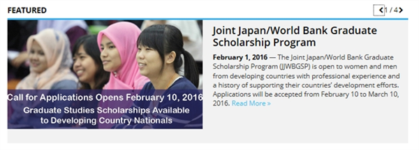 Stipendija Svjetske banke i Japana