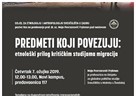 Predmeti koji povezuju: etnološki prilog kritičkim studijama migracija - prof. dr. sc. Maja Povrzanović Frykamn