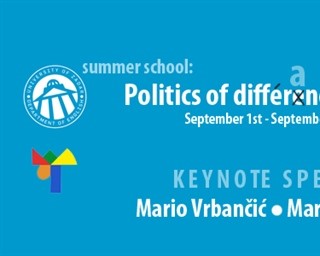 Ljetna škola "Politics of Difference" – poziv na sudjelovanje