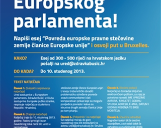 Natječaj "Znanjem do Europskog parlamenta"