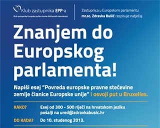 Natječaj "Znanjem do Europskog parlamenta"