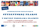 Informativno predavanje o Erasmus stručnoj praksi