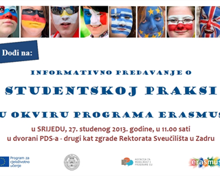 Informativno predavanje o Erasmus stručnoj praksi