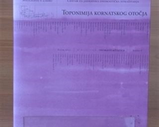 Predstavljena šesta knjiga iz biblioteke „Onomastica Adriatica“ TOPONIMIJA KORNATSKOG OTOČJA