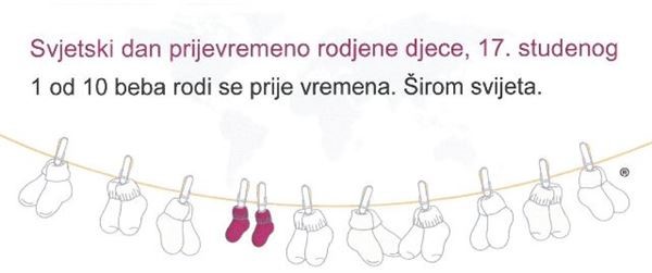Sveučilište u Zadru obilježava Međunarodni dan svjesnosti o prijevremenom rođenju 17. studenoga 