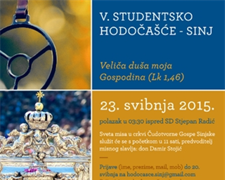 V.  studentsko hodočašće u Sinj