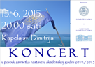 Koncert u povodu završetka nastave u akademskoj godini 2014./2015.