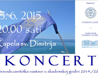 Koncert u povodu završetka nastave u akademskoj godini 2014./2015.