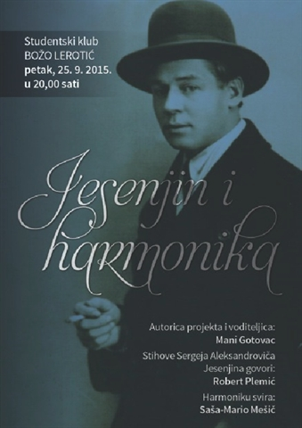 Večer poezije: Jesenjin i harmonika
