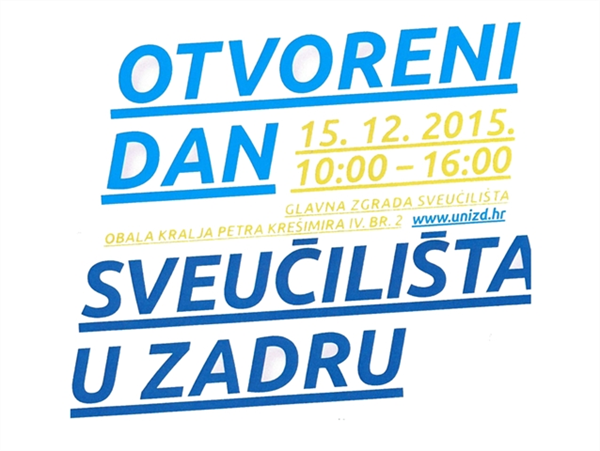 Otvoreni dan Sveučilišta u Zadru