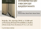Predstavljanje knjige ''Uvod u metodiku, interpretaciju i recepciju književnosti''