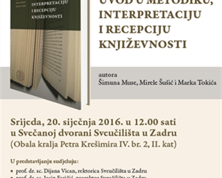 Predstavljanje knjige ''Uvod u metodiku, interpretaciju i recepciju književnosti''