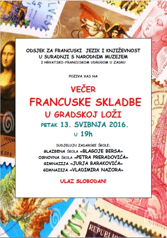 Večer francuske skladbe u Gradskoj loži