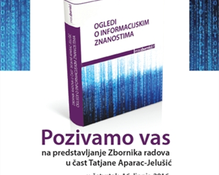 Poziv na predstavljanje Zbornika radova u čast Tatjane Aparac-Jelušić