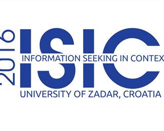 Međunarodna znanstvena konferencija "Information Seeking in Context" – ISIC 2016.