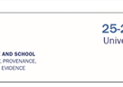 Conference and School on Authority, Provenance, Authenticity, Evidence (APAE)