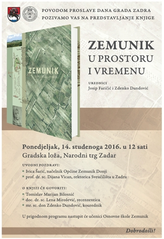 Predstavljanje knjige "Zemunik u prostoru i vremenu"