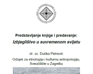 Predavanje i prezentacija knjige "Izbjeglištvo u suvremenom svijetu"