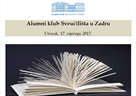 Alumni klub – poziv na Skupštinu i prigodni program