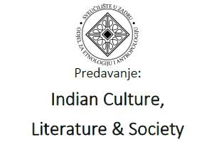 Predavanje "Indian Culture, Literature & Society"