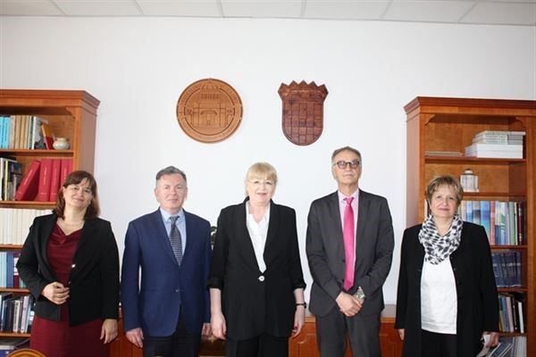 Posjet prof. Maurizia Fermeglie, rektora Sveučilišta u Trstu