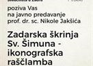 Javno predavanje prof. dr. sc. Nikole Jakšića 