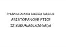 Predstava Antičke kazališne radionice