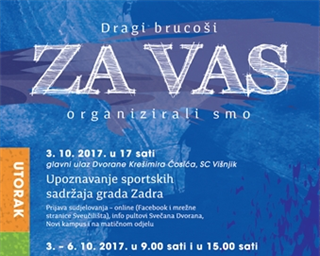 Za brucoše i sve ostale zainteresirane – Program pogodnosti i nagradna igra u prvom tjednu nove akademske godine 