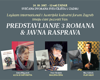Predstavljanje prijevoda knjiga poznatih austrijskih autora