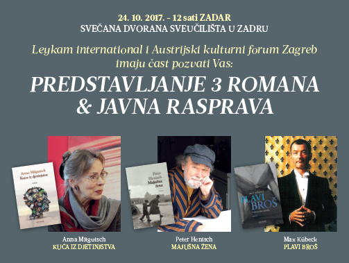 Predstavljanje prijevoda knjiga poznatih austrijskih autora