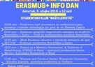 Informativni dan o programu Erasmus+