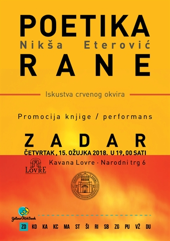 Poziv na predstavljanje knjige "Poetika rane"