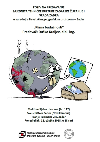 Poziv na predavanje "Klima budućnosti"