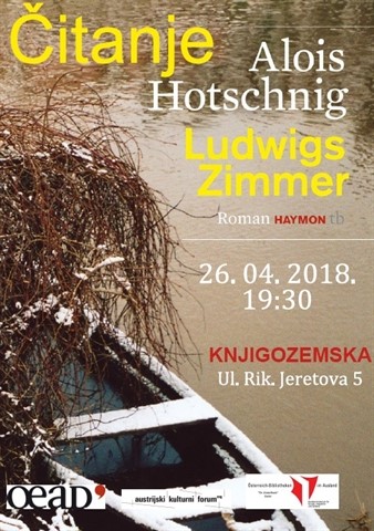 Austrijski književnik Alois Hotsching i prevoditelj Sead Muhamedagić čitat će Vam u knjižnom klubu Knjigozemska