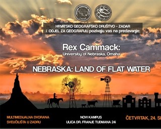 Poziv na predavanje „Nebraska: Land of flat water“