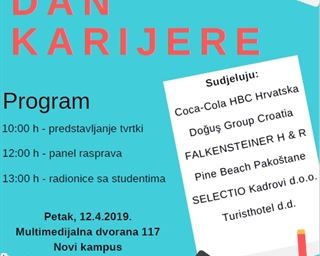 Dan karijere za studente Odjela za turizam i komunikacijske znanosti