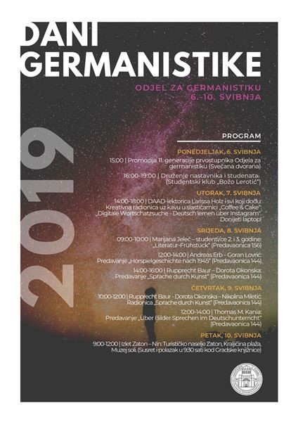 Dani germanistike 2019.