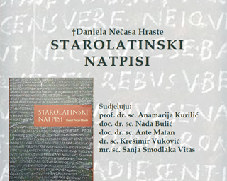 Promocija knjige „Starolatinski natpisi“ pok. Daniela Nečasa Hraste