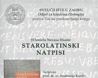 Promocija knjige „Starolatinski natpisi“ pok. Daniela Nečasa Hraste