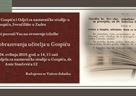 Poziv na otvorenje izložbe „100 godina obrazovanja učitelja u Gospiću"