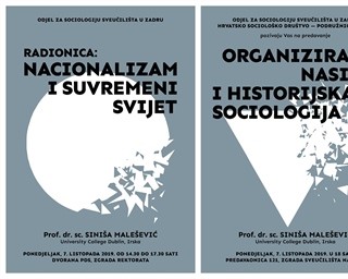 Međunarodno gostovanje na Odjelu za sociologiju - radionica i predavanje o nacionalizmu i organiziranom nasilju