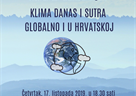 Poziv na predavanje "Klima danas i sutra globalno i u Hrvatskoj"