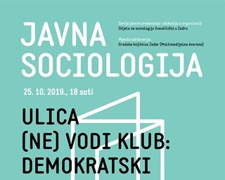 Javna sociologija – Ulica (ne) vodi klub: demokratski i građanski potencijali navijača Hajduka